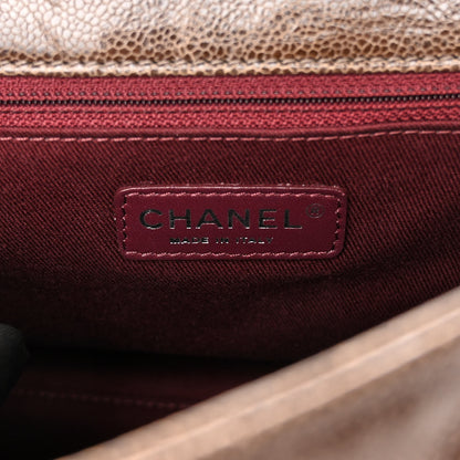 Chanel Crumpled Grained Calfskin Jumbo CC Crave Flap Brown 6 of 10