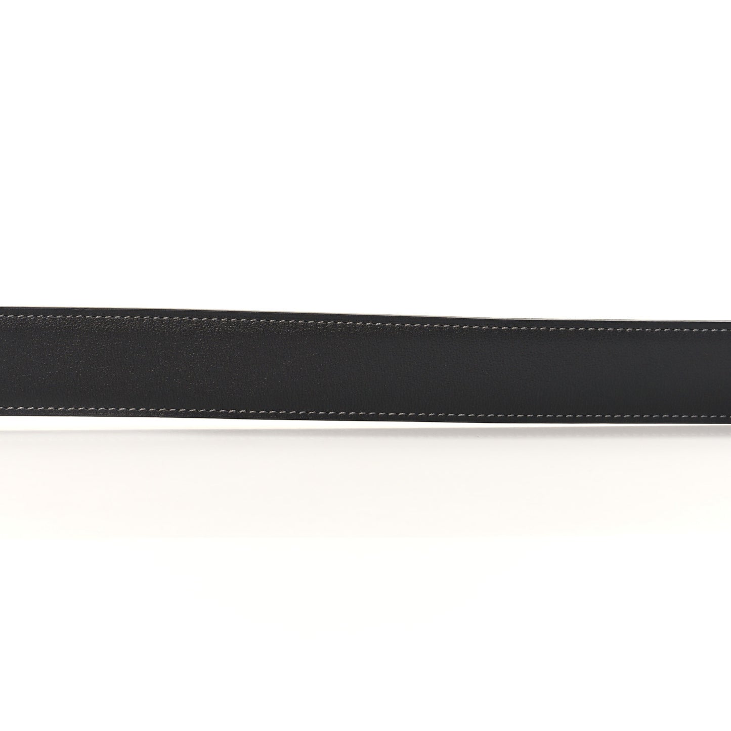 Box Togo 32mm Guillochee H Belt 95 Black Bleu Jean