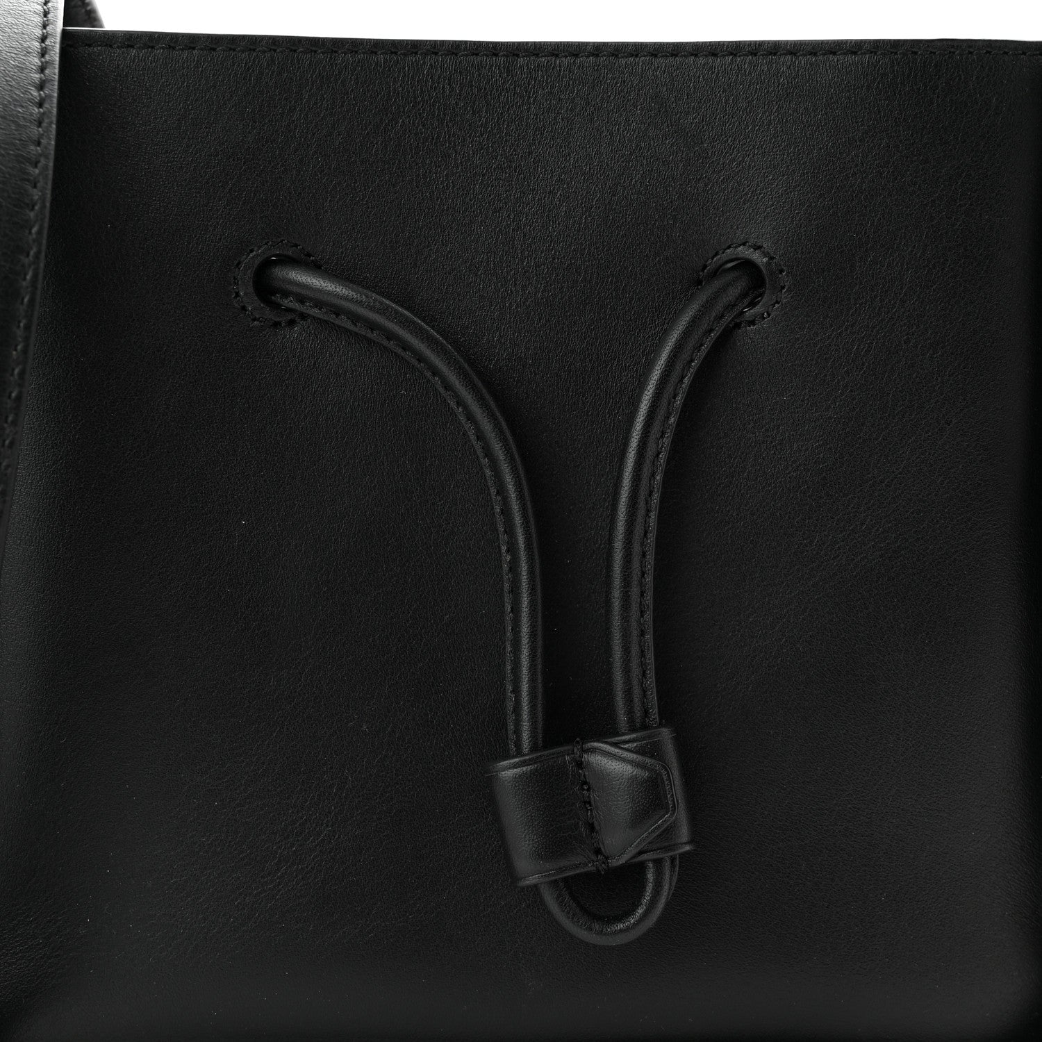 3.1 Phillip Lim Smooth Calfskin Mini Soleil Bucket Bag Black 6 of 8