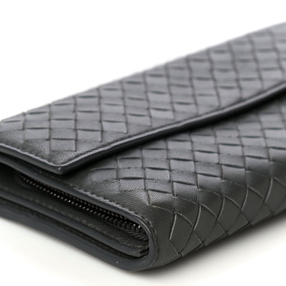 Bottega Veneta Nappa Intrecciato Continental Wallet Grey 10 of 12
