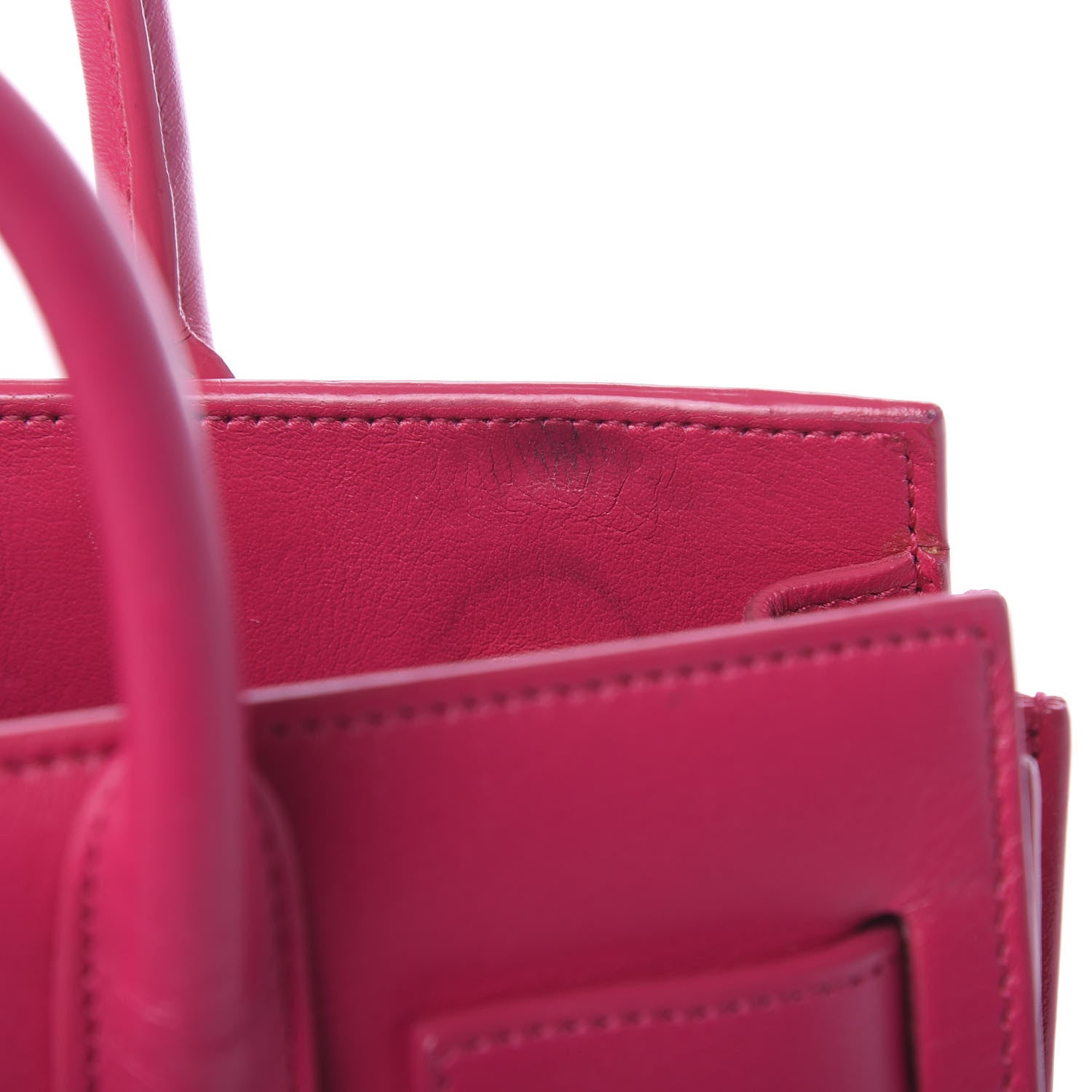 Saint Laurent Calfskin Nano Sac De Jour Bubblegum 8 of 13