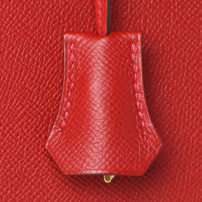 Hermes Epsom Kelly Sellier 32 Rouge Casaque 37 of 39
