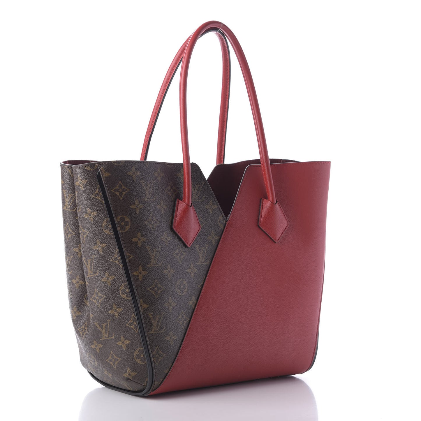 Calfskin Monogram Kimono Tote Cherry