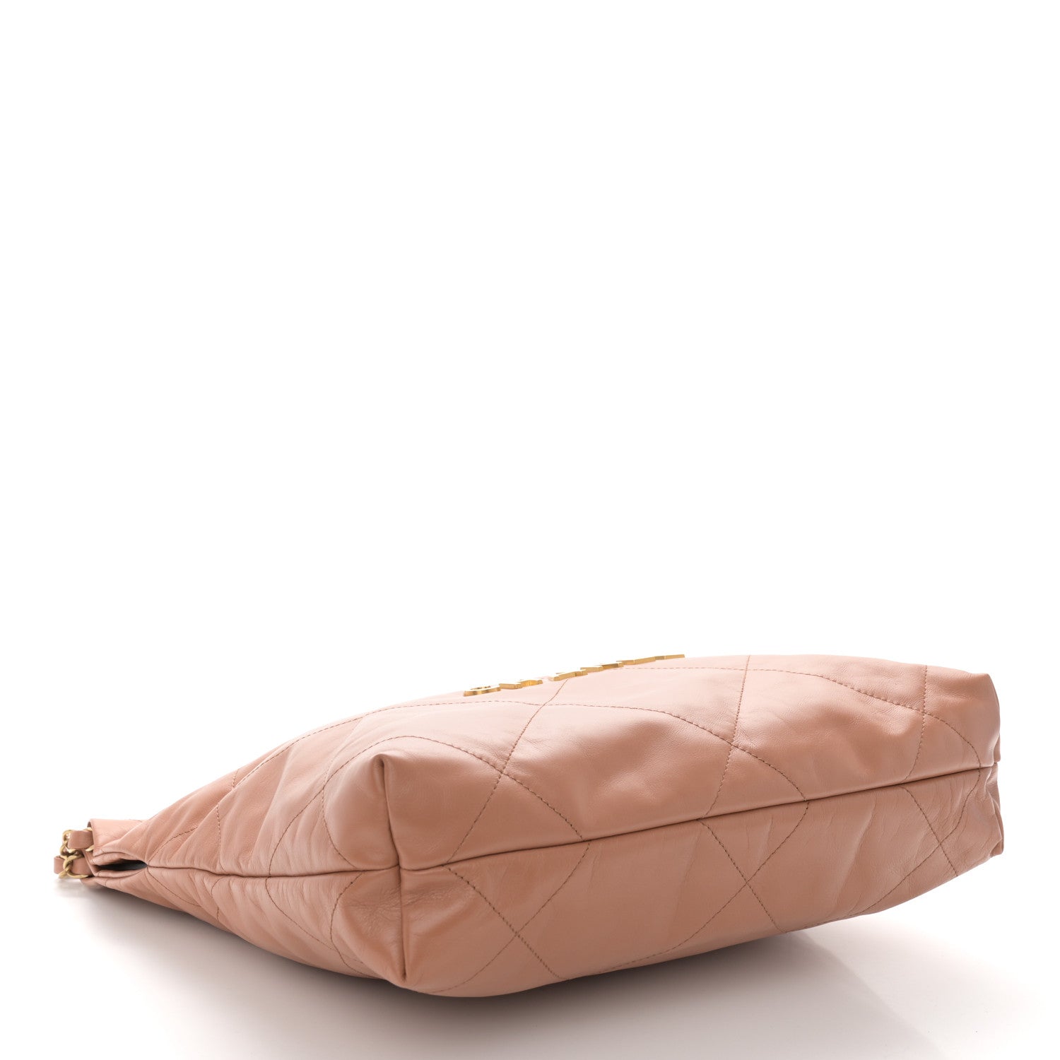 Chanel Shiny Calfskin Quilted Small Chanel 22 Camel 5 of 11