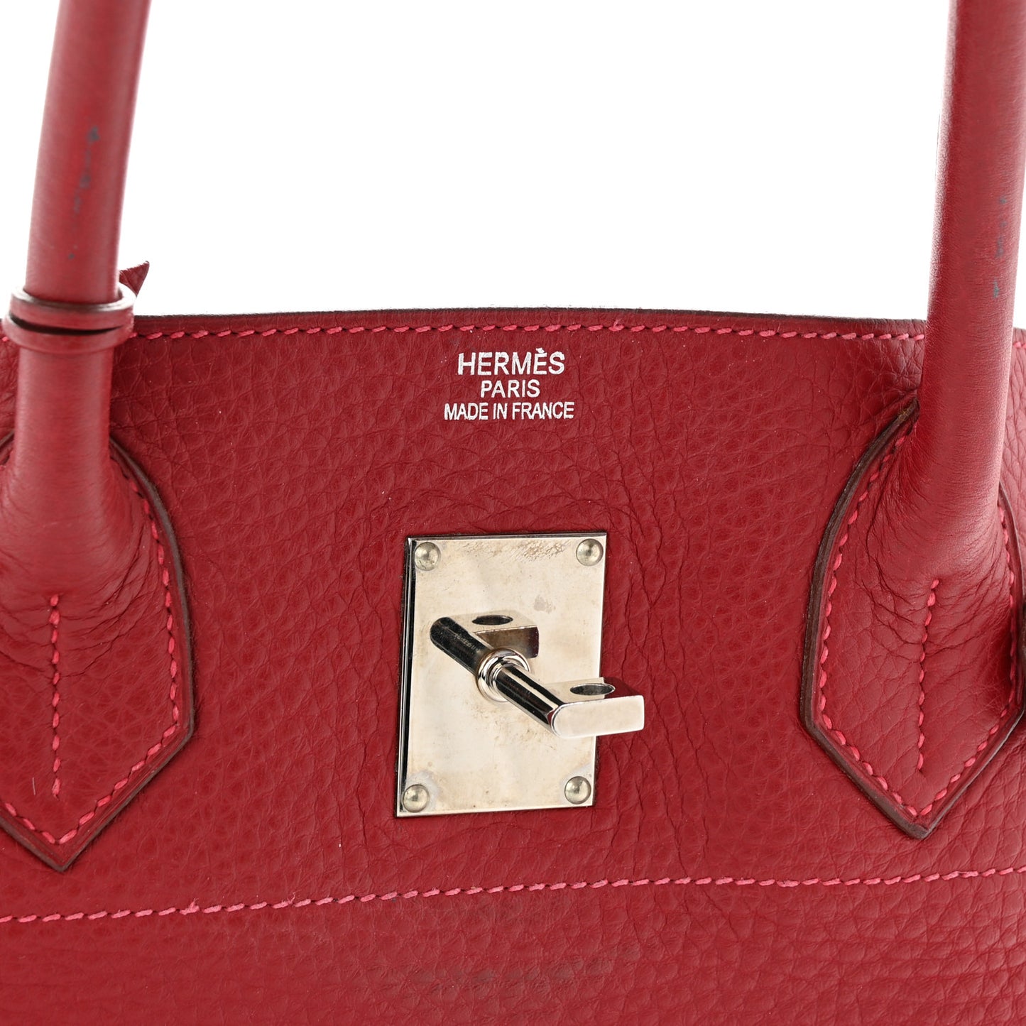 Taurillon Clemence JPG Shoulder Birkin 42 Rouge Casaque