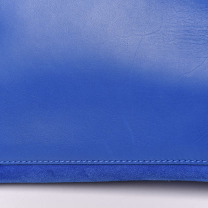 Celine Smooth Calfskin Suede Mini Luggage Royal Blue 14 of 16