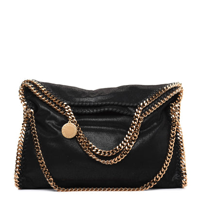 Stella McCartney Shaggy Deer Falabella Fold Over Tote Black 1 of 14