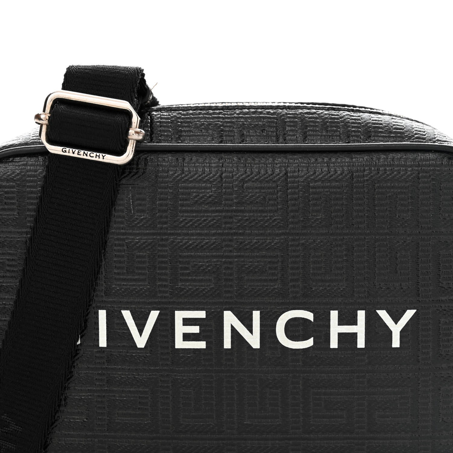 Givenchy Coated Canvas Logo Embossed G Essentials Camera Bag Black 8 of 12