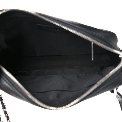 Chanel Lambskin Chevron Quilted Small Promenade Camera Black 5 of 10