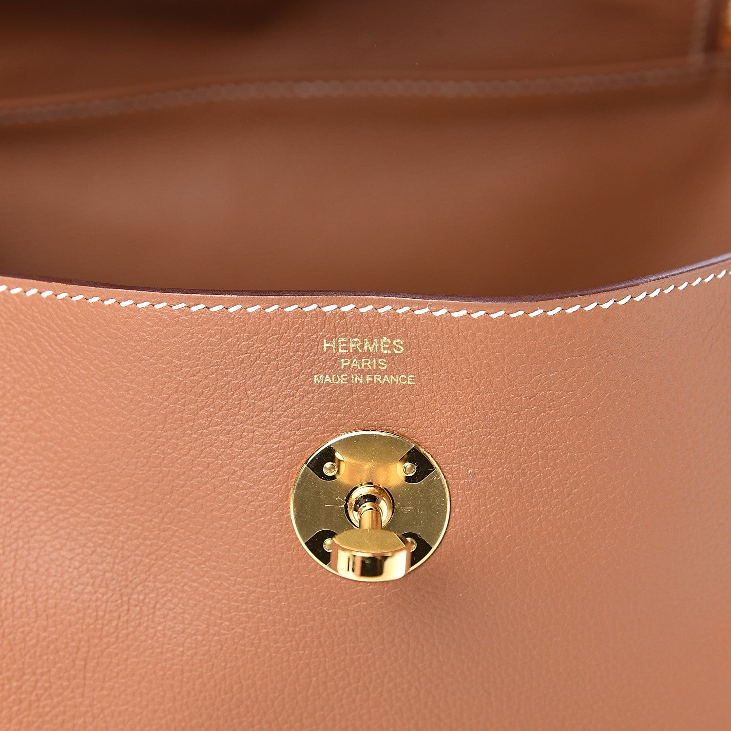 Hermes Evercolor Lindy 26 Gold 5 of 11