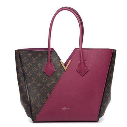 Louis Vuitton Calfskin Monogram Kimono Tote Grape 1 of 8