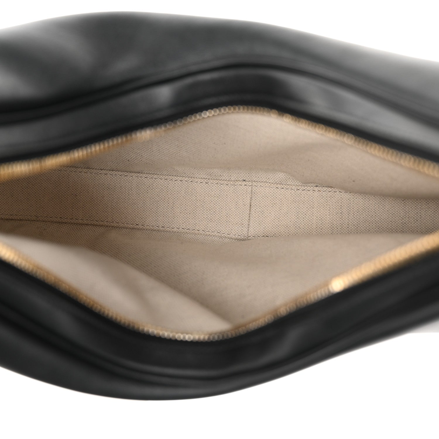 Gucci Aria Calfskin Web Large Attache Shoulder Bag Black 5 of 11