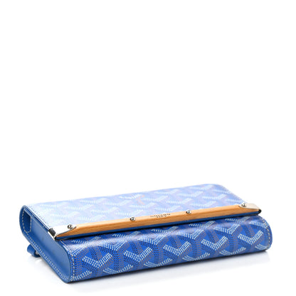 Goyard Goyardine Monte Carlo Bois Clutch Sky Blue 4 of 8
