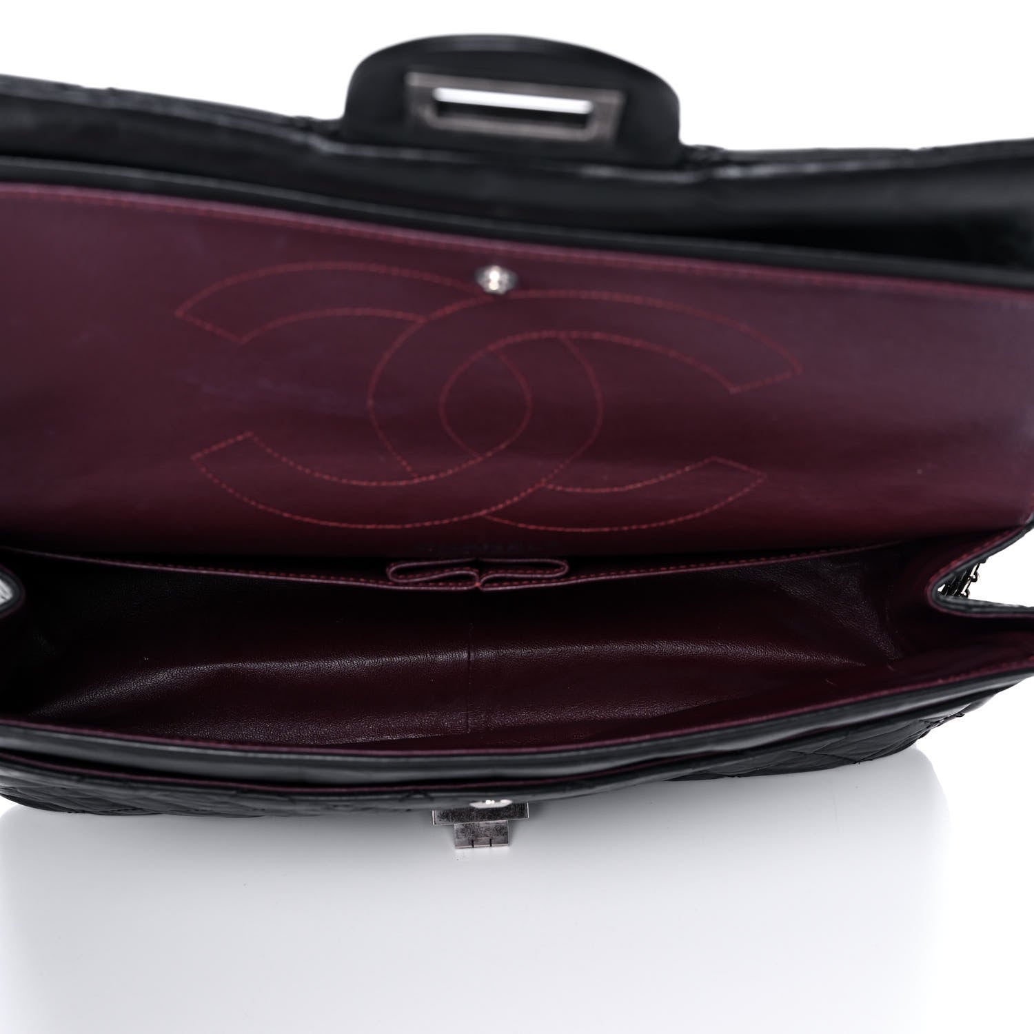 Chanel Aged Calfskin Quilted 2.55 Reissue 227 Flap Black 5 of 17