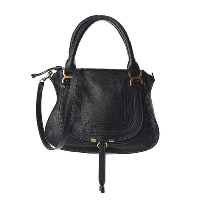 Chloe Calfskin Medium Marcie Satchel Black 1 of 9
