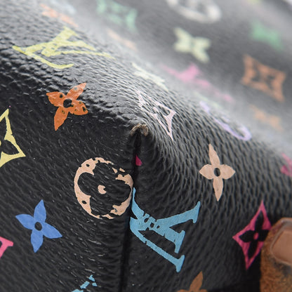 Louis Vuitton Monogram Multicolor Cosmetic Pouch Black Grenade 12 of 14