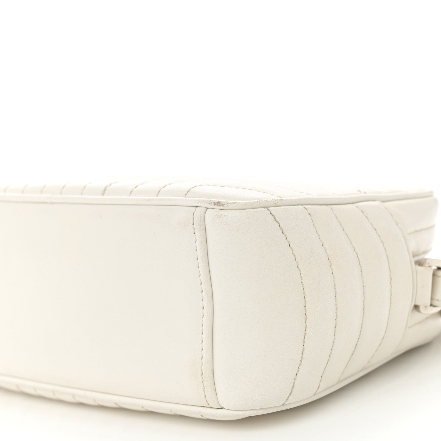 Prada Soft Calfskin Diagramme Camera Bag White 10 of 15