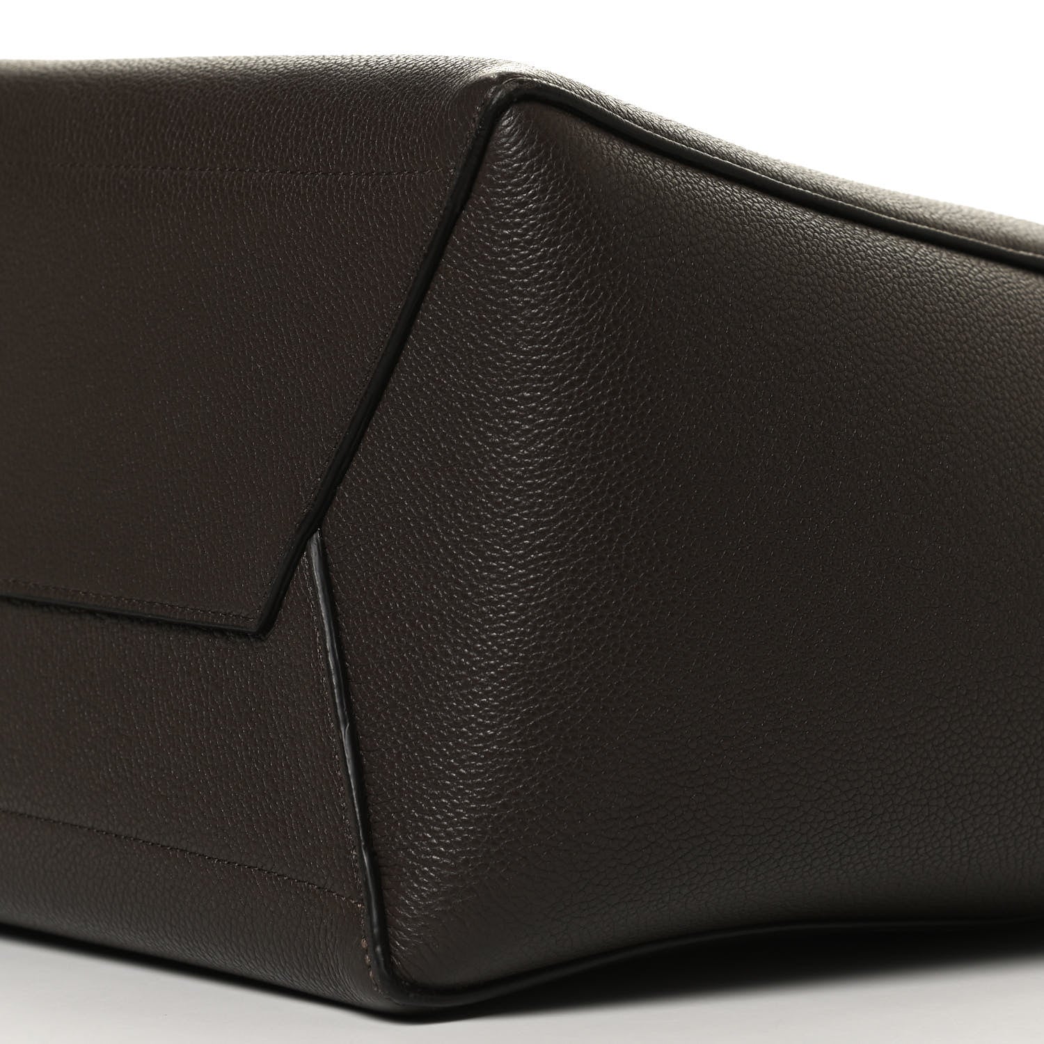 Celine Soft Grained Calfskin Sangle Bucket Bag Brown 8 of 10