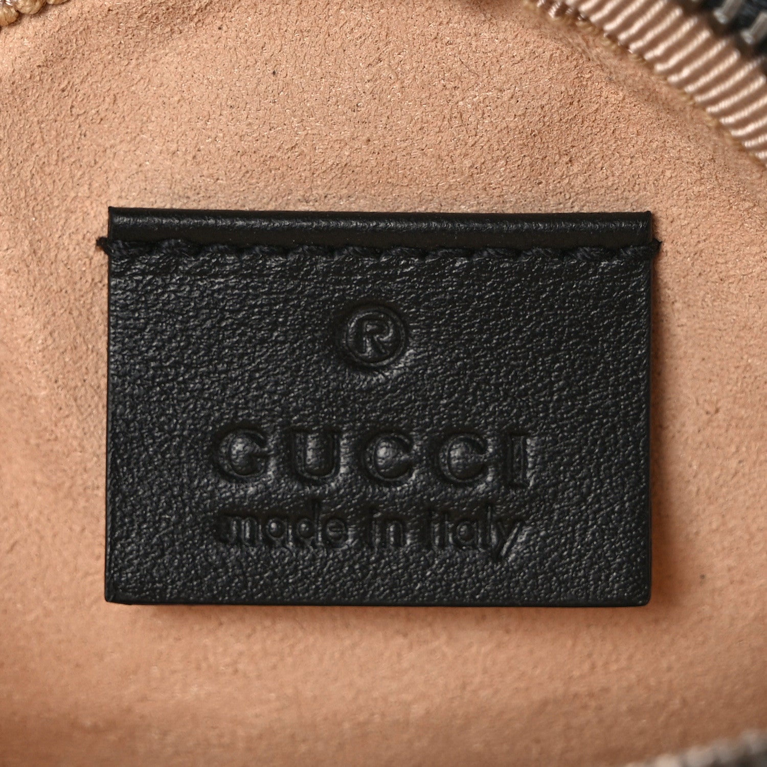 Gucci Calfskin Matelasse GG Marmont Round Mini Bag Black 5 of 8