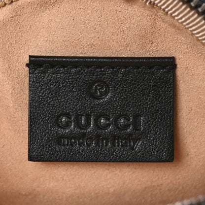 Gucci Calfskin Matelasse GG Marmont Round Mini Bag Black 5 of 8