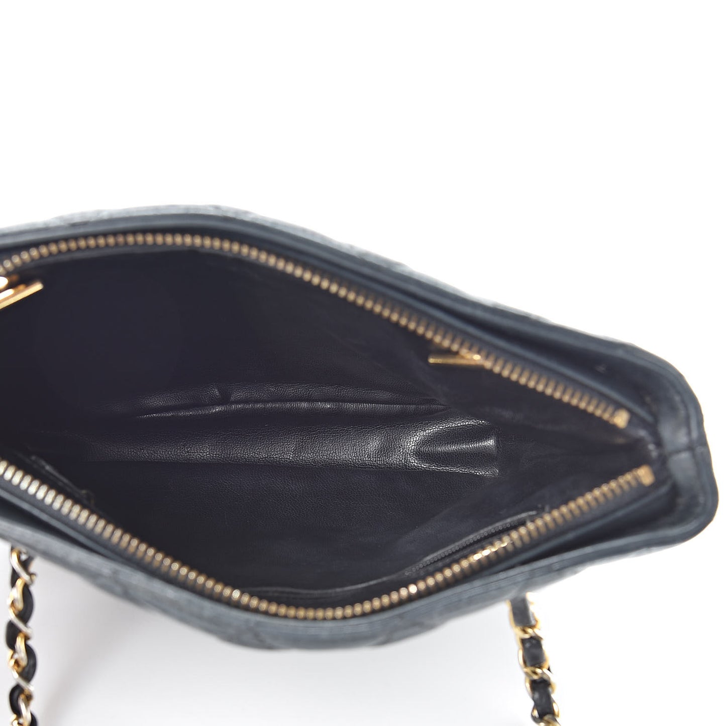 Lambskin Quilted Shoulder Bag Black