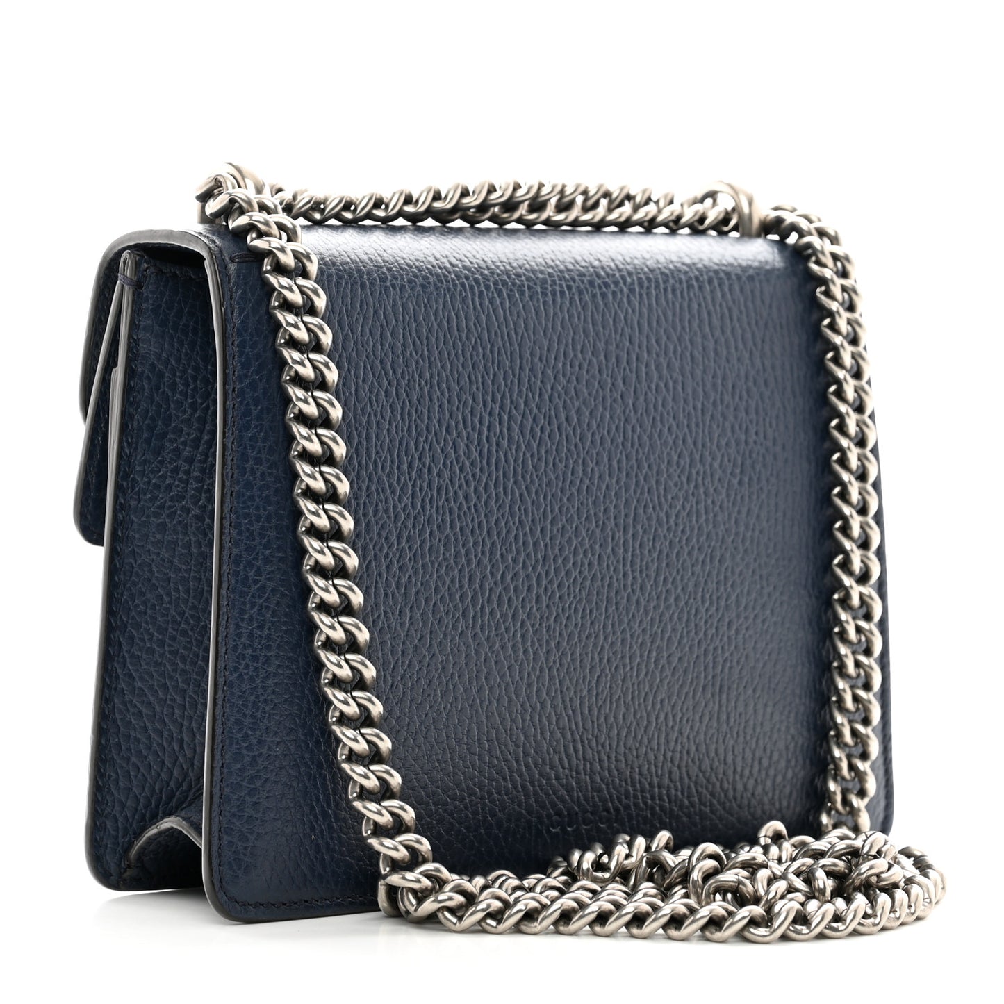 Dollar Calfskin Crystal Mini Dionysus Shoulder Bag Blue Agata Montana Sapphire
