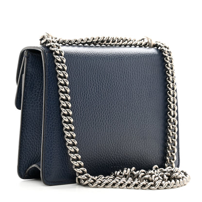 Gucci Dollar Calfskin Crystal Mini Dionysus Shoulder Bag Blue Agata Montana Sapphire 3 of 13