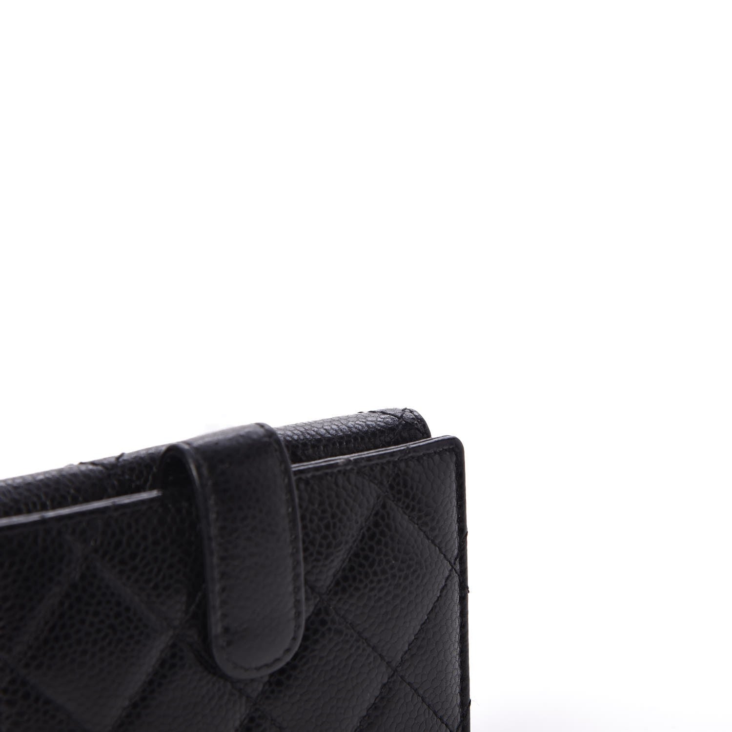 Chanel Caviar Quilted Compact French Flap Wallet Black 10 of 10
