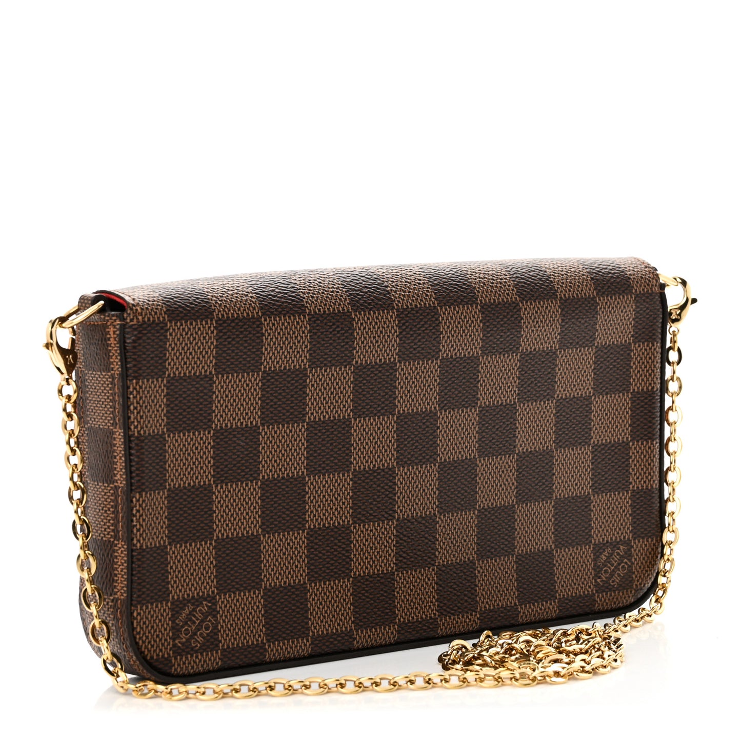 Damier Ebene Pochette Felicie Chain Wallet