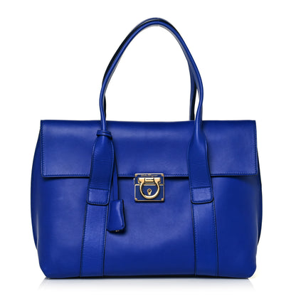 Salvatore Ferragamo Calfskin Sookie Shoulder Bag Blue 1 of 12