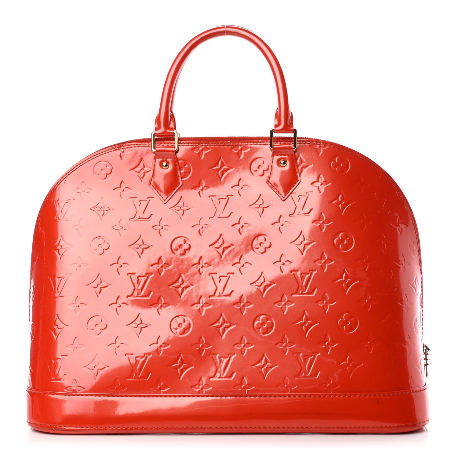Louis Vuitton Vernis Alma GM Orange Sunset 1 of 4