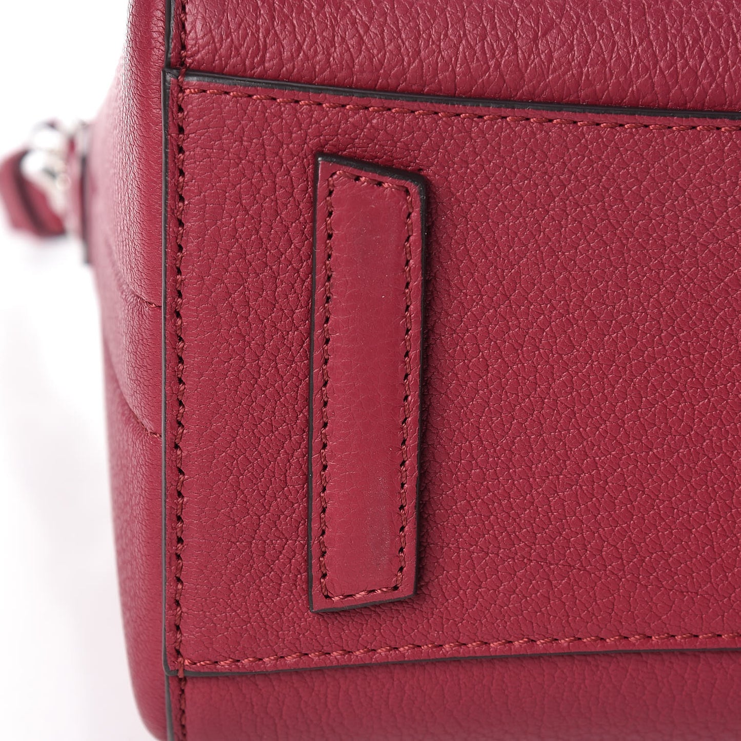 Sugar Goatskin Mini Antigona Fig Pink