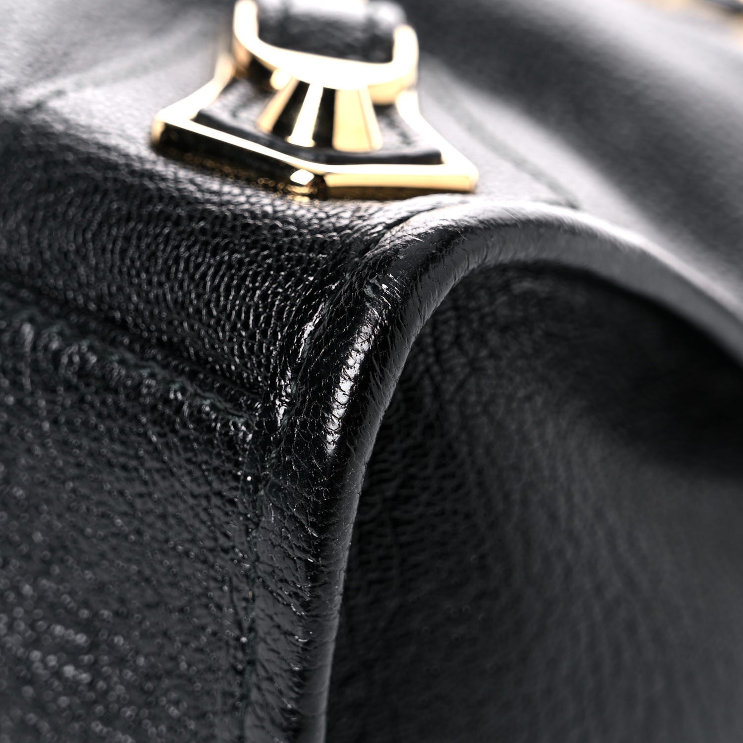 Balenciaga Chevre Gold Metallic Edge Hardware S City Black 9 of 12