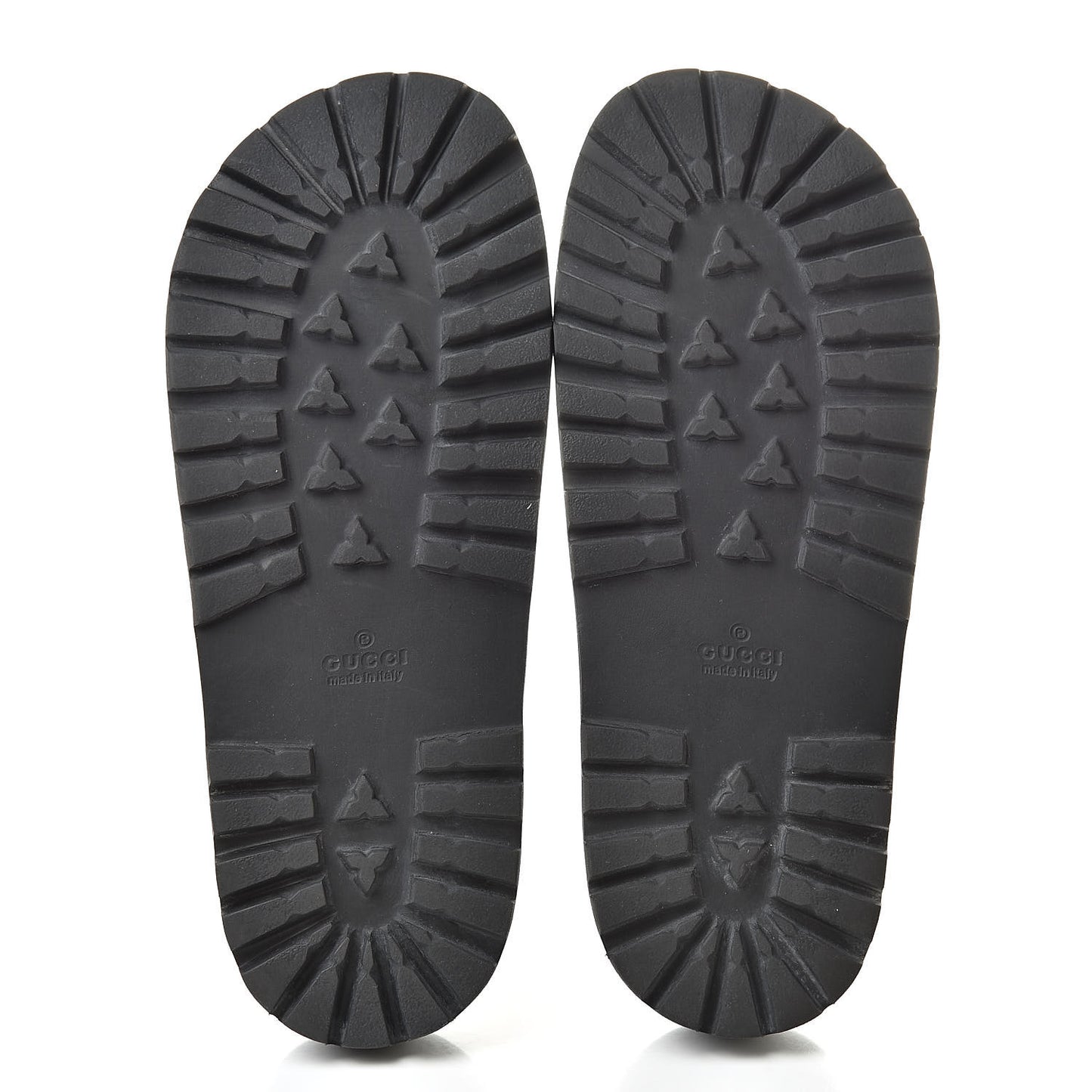 Rubber Web Mens Lug Sole Slide Sandals 9 Black Green Red