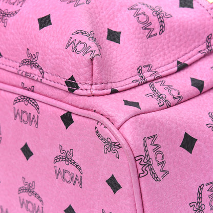 MCM Visetos Small Sprinkle Stud Stark Backpack Pink 10 of 15