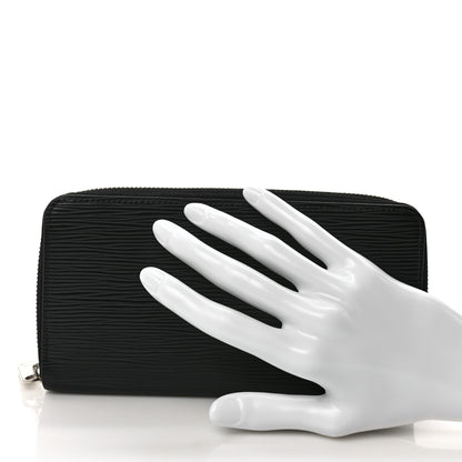 Louis Vuitton Epi Zippy Wallet Black 2 of 7