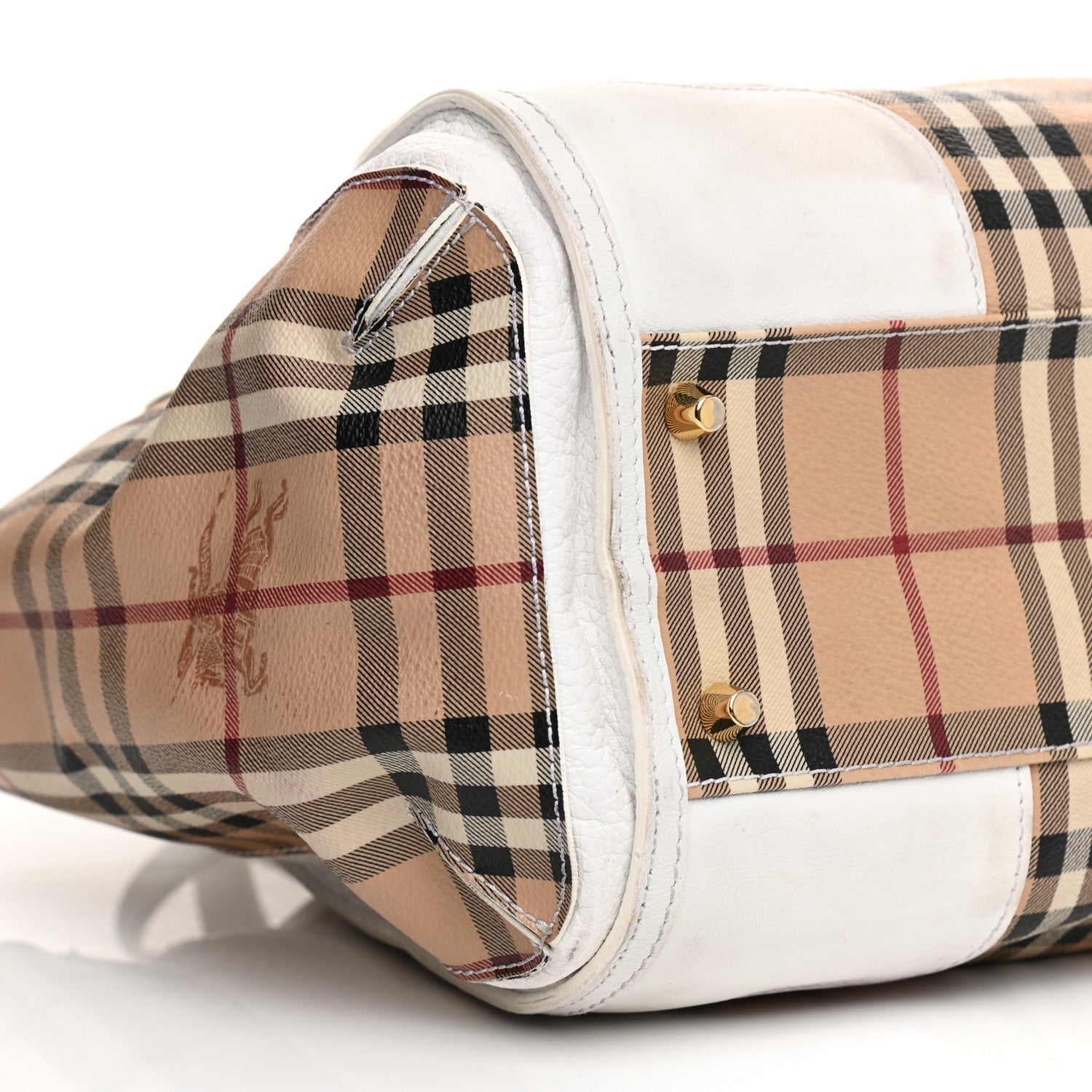 Burberry Haymarket Check Small Gladstone White 18 of 41