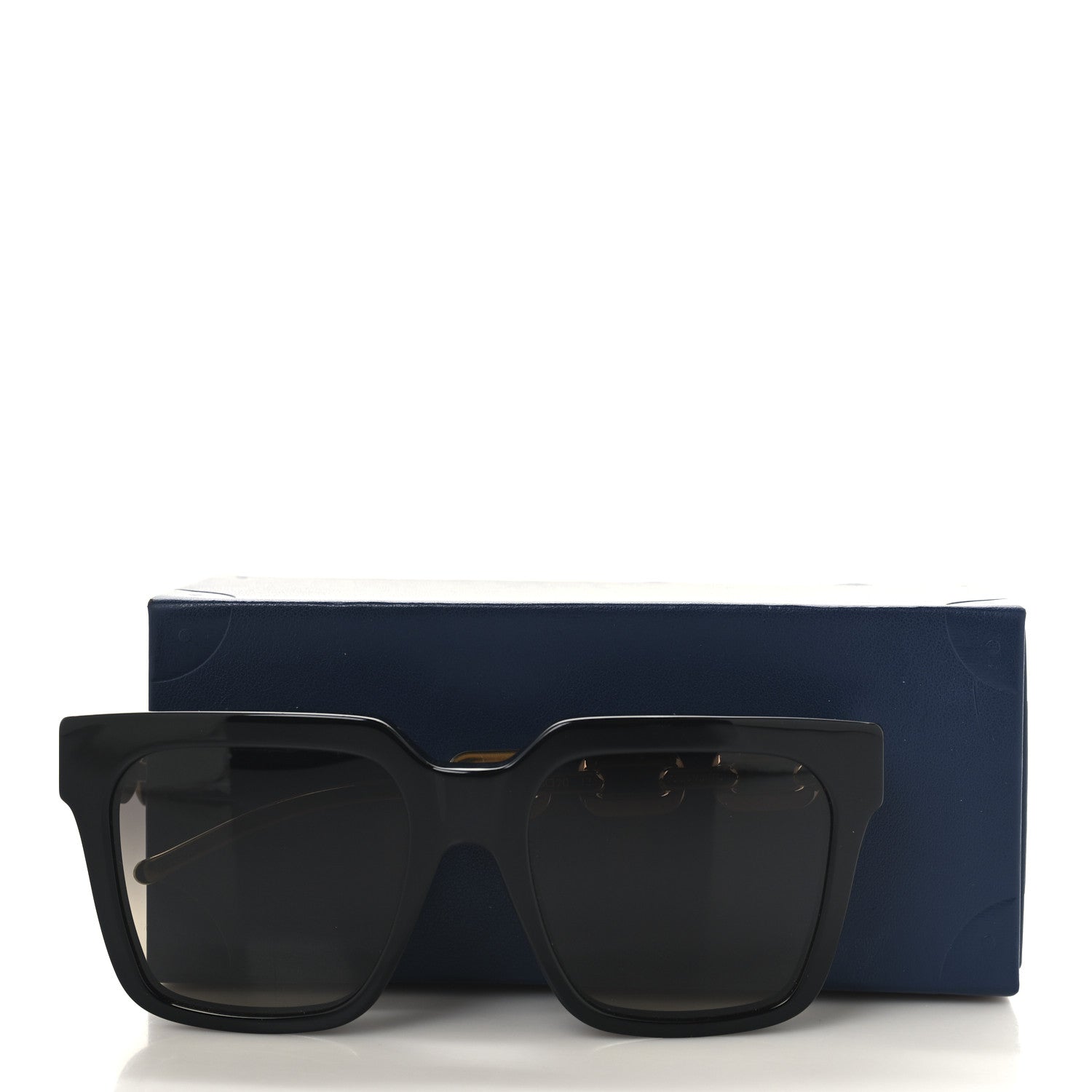 Louis Vuitton Metal LV Edge Sunglasses Z1755W Black 7 of 7