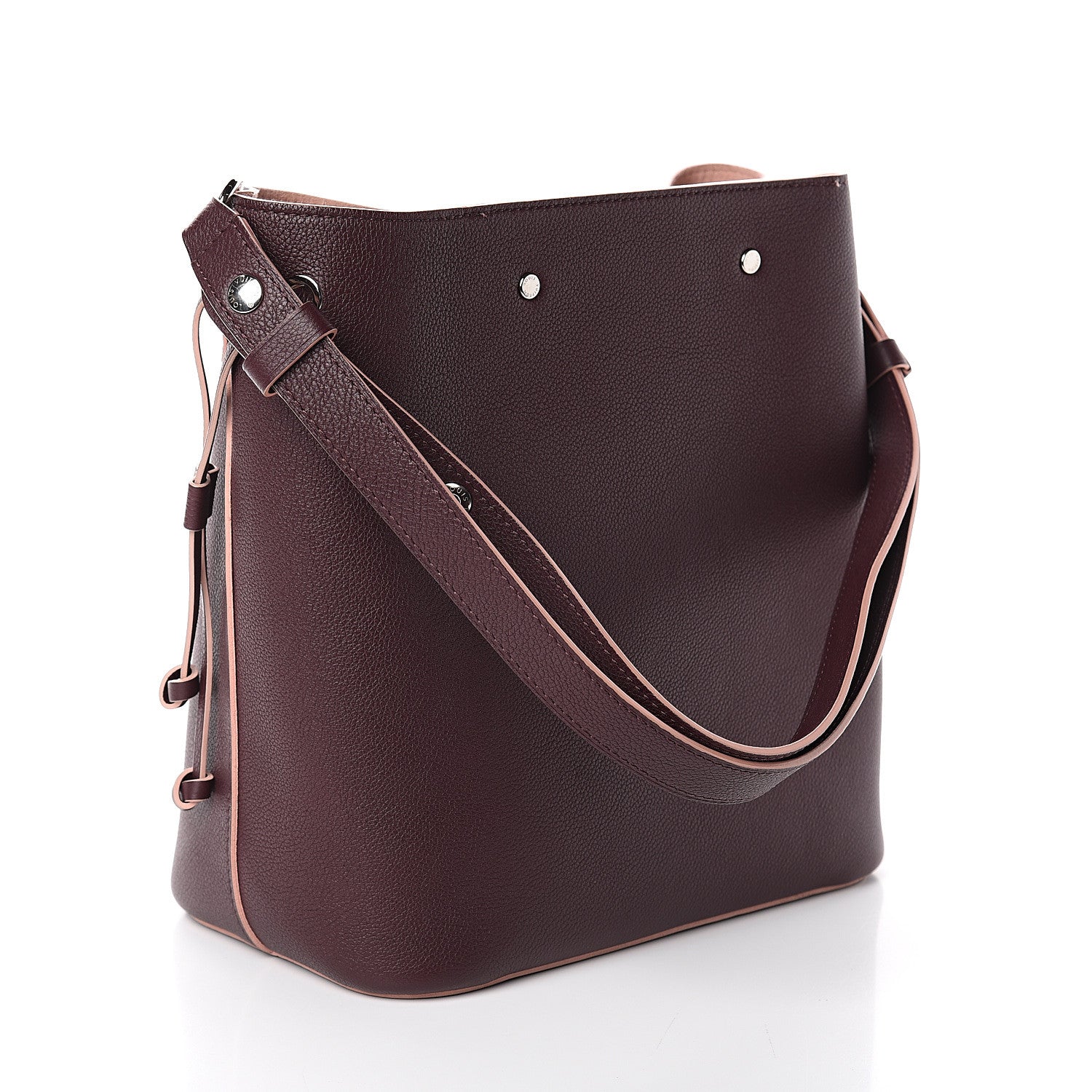 Louis Vuitton Calfskin Lockme Bucket Prune 2 of 8