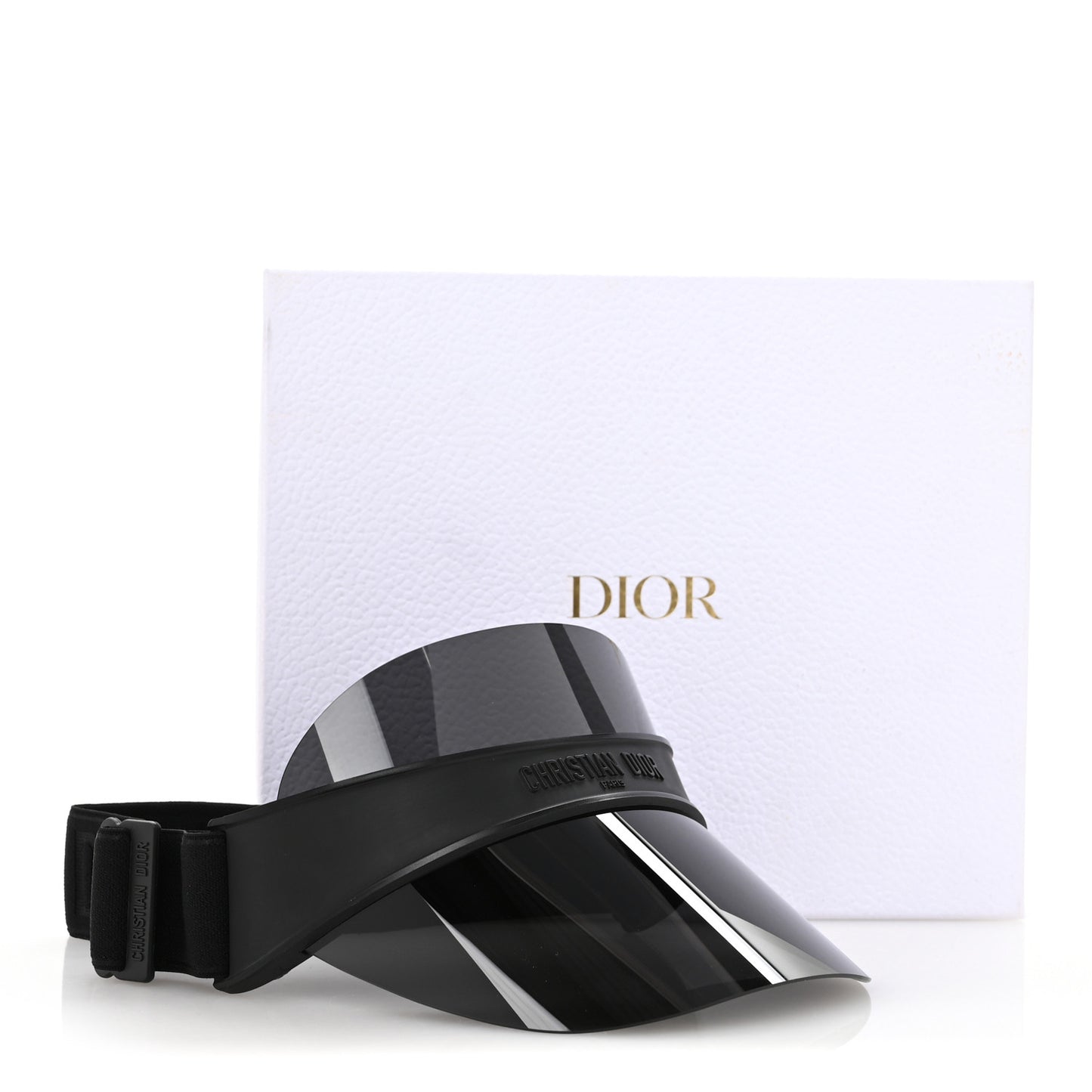 Mirrored DiorClubV1U Sun Visor Black