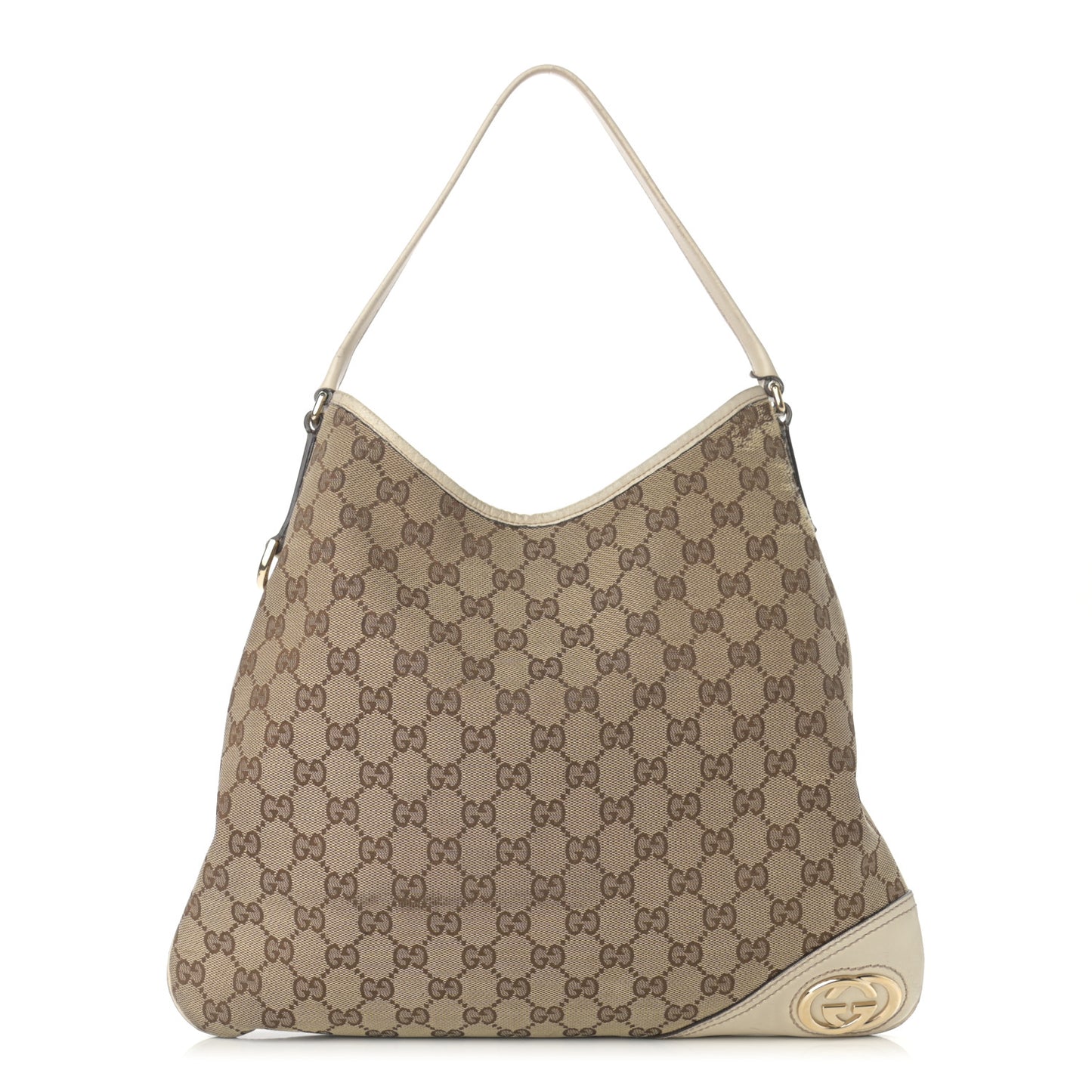 Monogram Medium New Britt Hobo Off White
