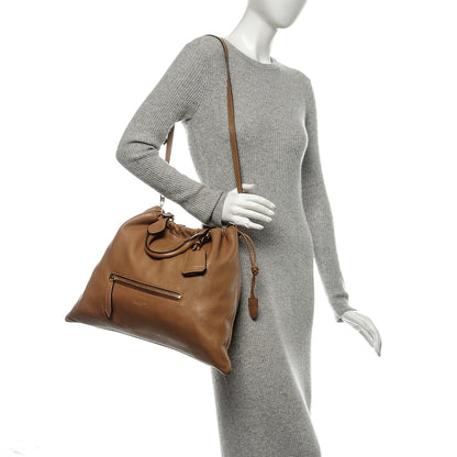 Burberry Prorsum Deerskin Big Crush Tote Fudge 2 of 8