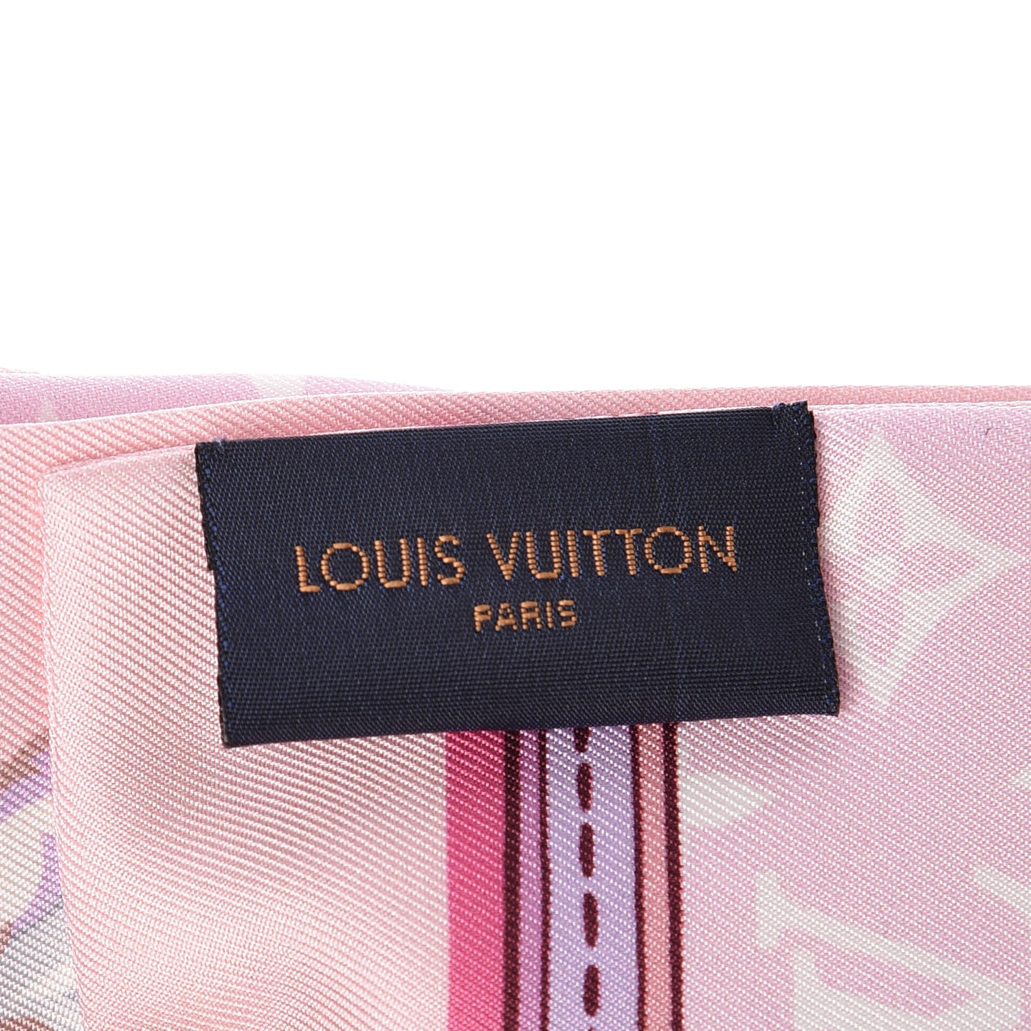 Louis Vuitton Silk Monogram Superstition Bandeau Light Pink 4 of 5