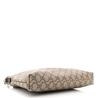 Gucci GG Plus Monogram Medium Flat Messenger Bag Dark Brown 4 of 16