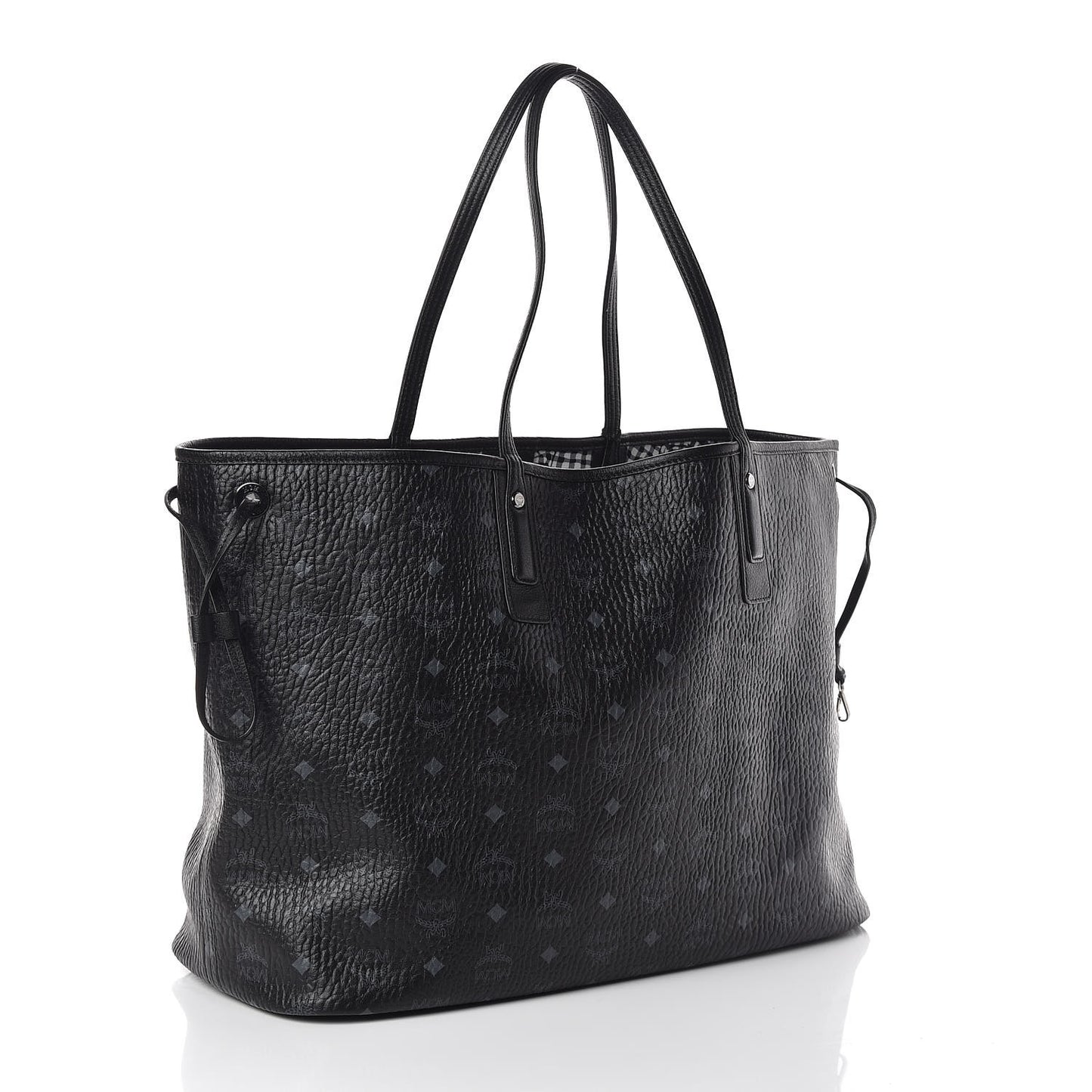 Visetos Large Liz Reversible Shopper Tote Black