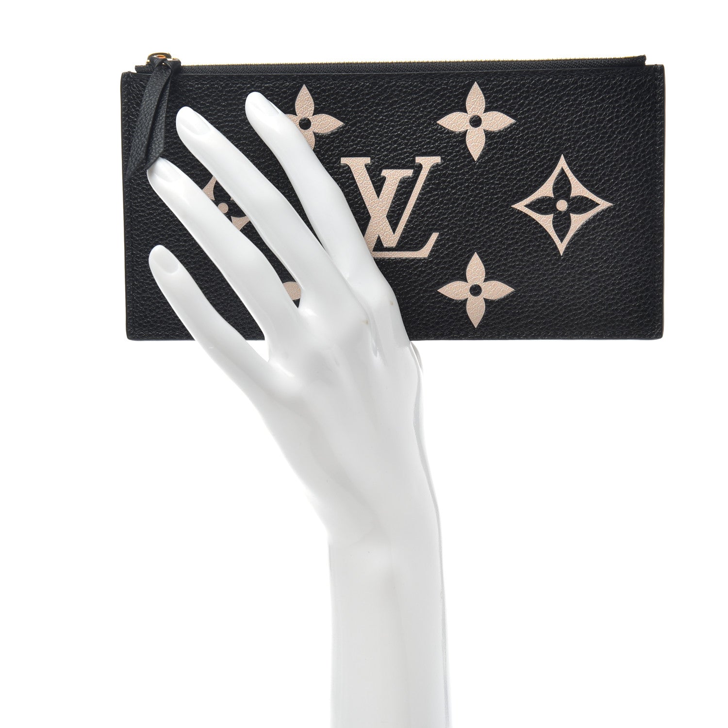 Louis Vuitton Empreinte Monogram Giant Pochette Felicie Zippered Insert Black 2 of 6