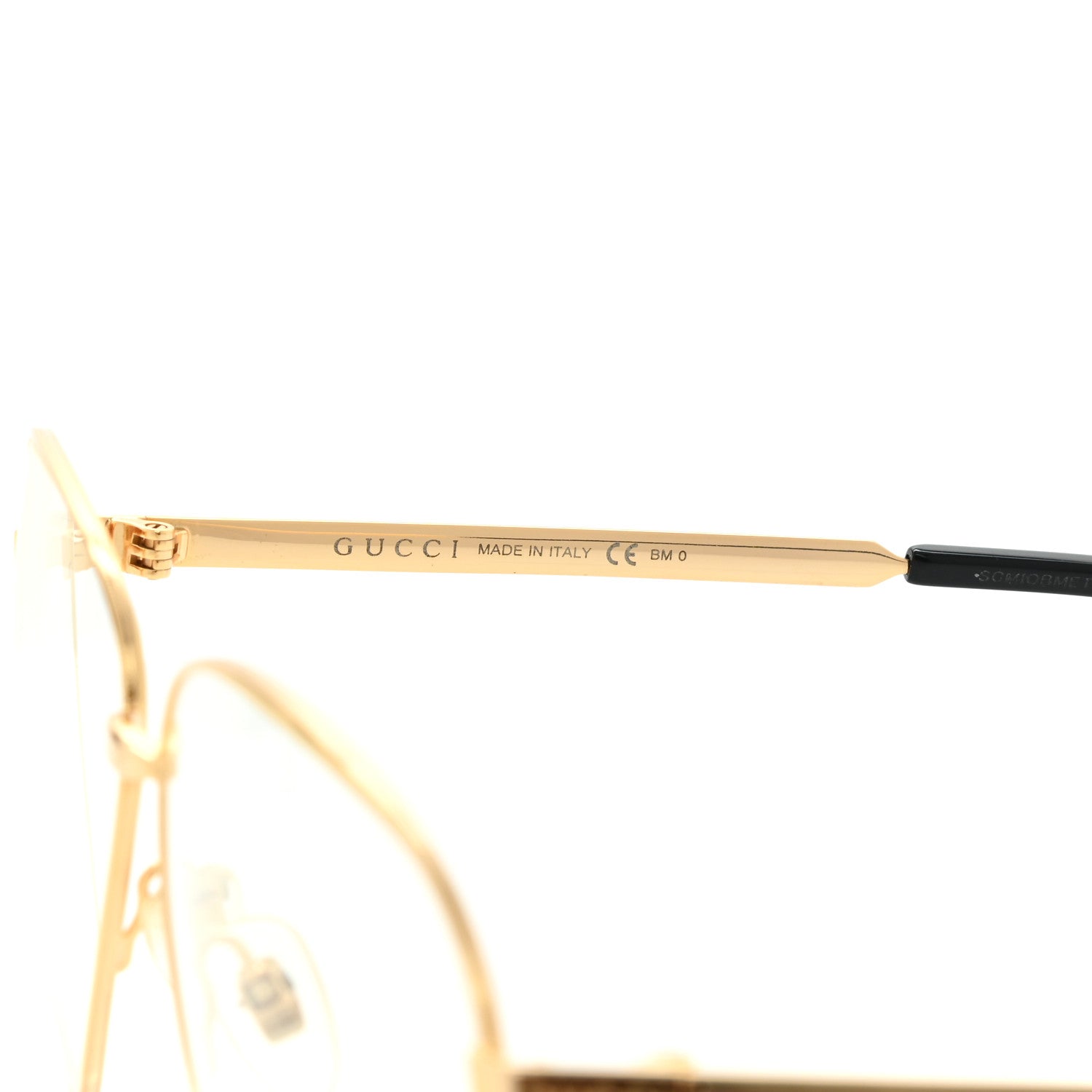 Gucci Metal Aviator Sunglasses GG2280S Gold 7 of 8