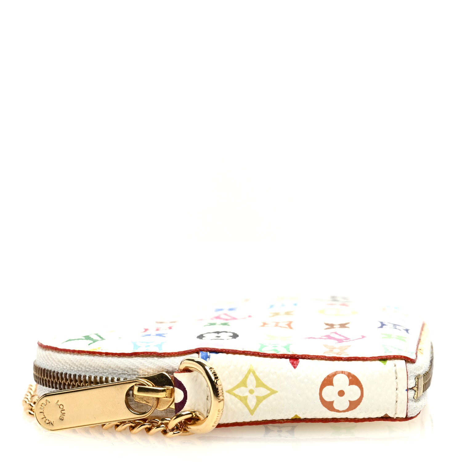 Louis Vuitton Monogram Multicolor Coeur Heart Coin Purse White 4 of 6