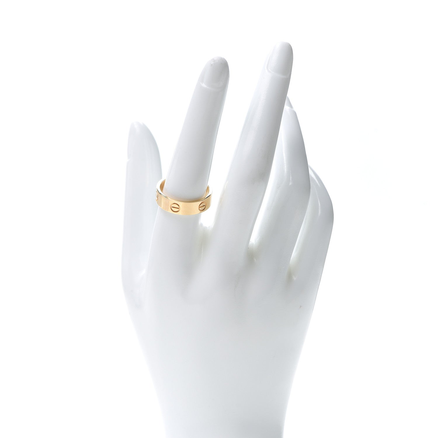 Cartier 18K Yellow Gold 5.5mm LOVE Ring 58 8.25 2 of 6