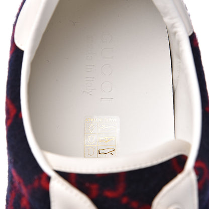 Gucci Covered Wool Big GG Monogram Mens Sneaker 13 Blue 8 of 10